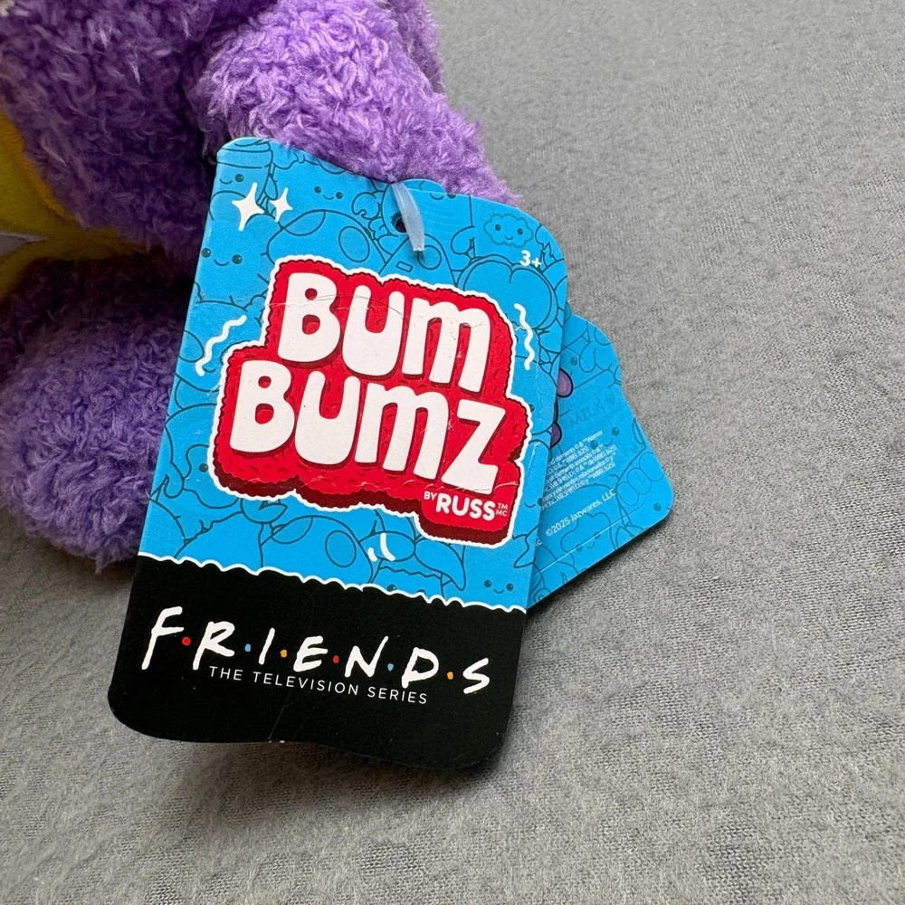 BumBumz Friends Peephole‎ Plush Russ Jazwares Purple Frame BBZ8-447 NWT 7.5 Inch